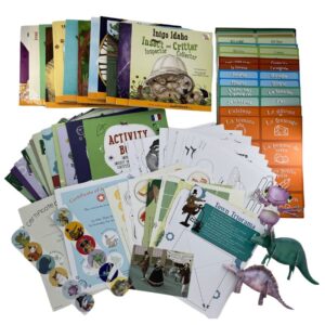 Language learning books and activities