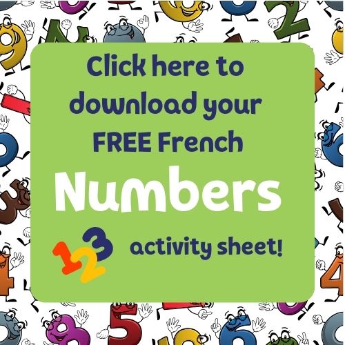 free French activity sheet