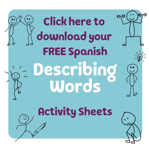 free Spanish activity sheet