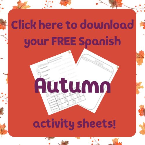 fall spanish activity sheet