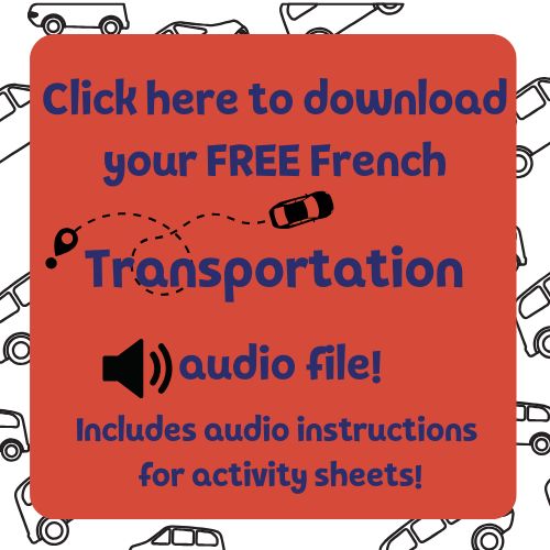 transportation French audio file