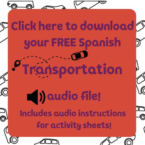 transportation Spanish audio file