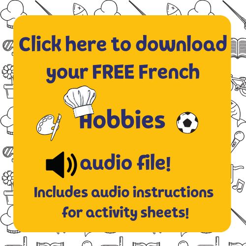 hobbies French audio file