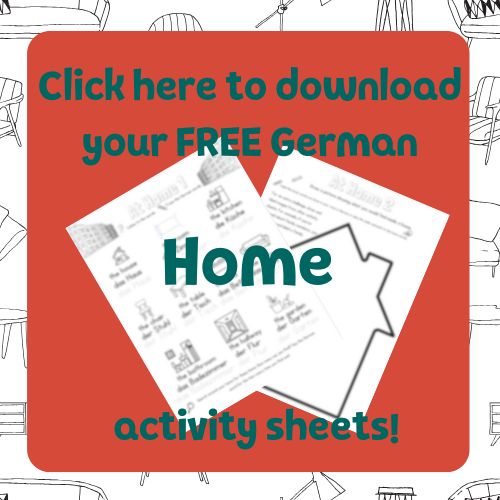 home German activity sheet